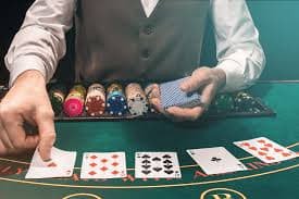 Live casino table with professional dealers and HD streaming